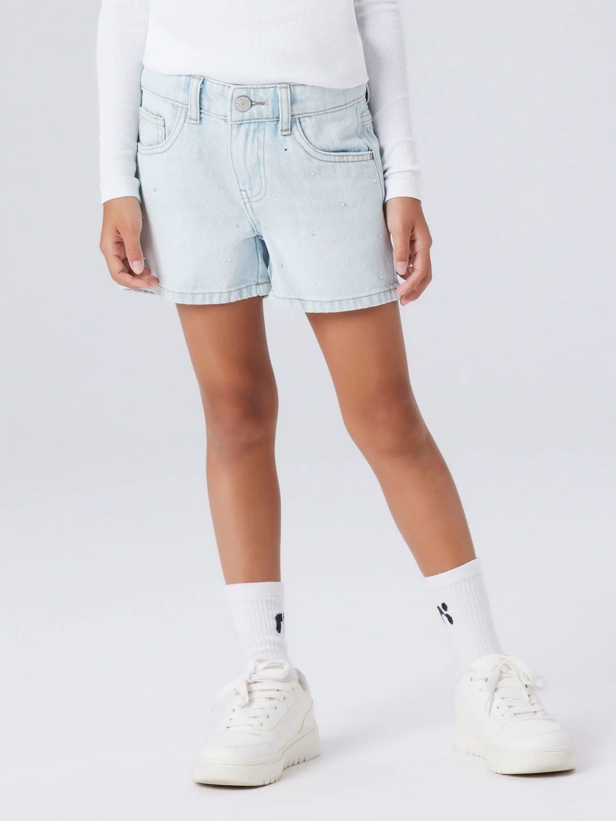 ROSE RHINE DNM SHORTS - LIGHT BLUE DENIM - Image 2
