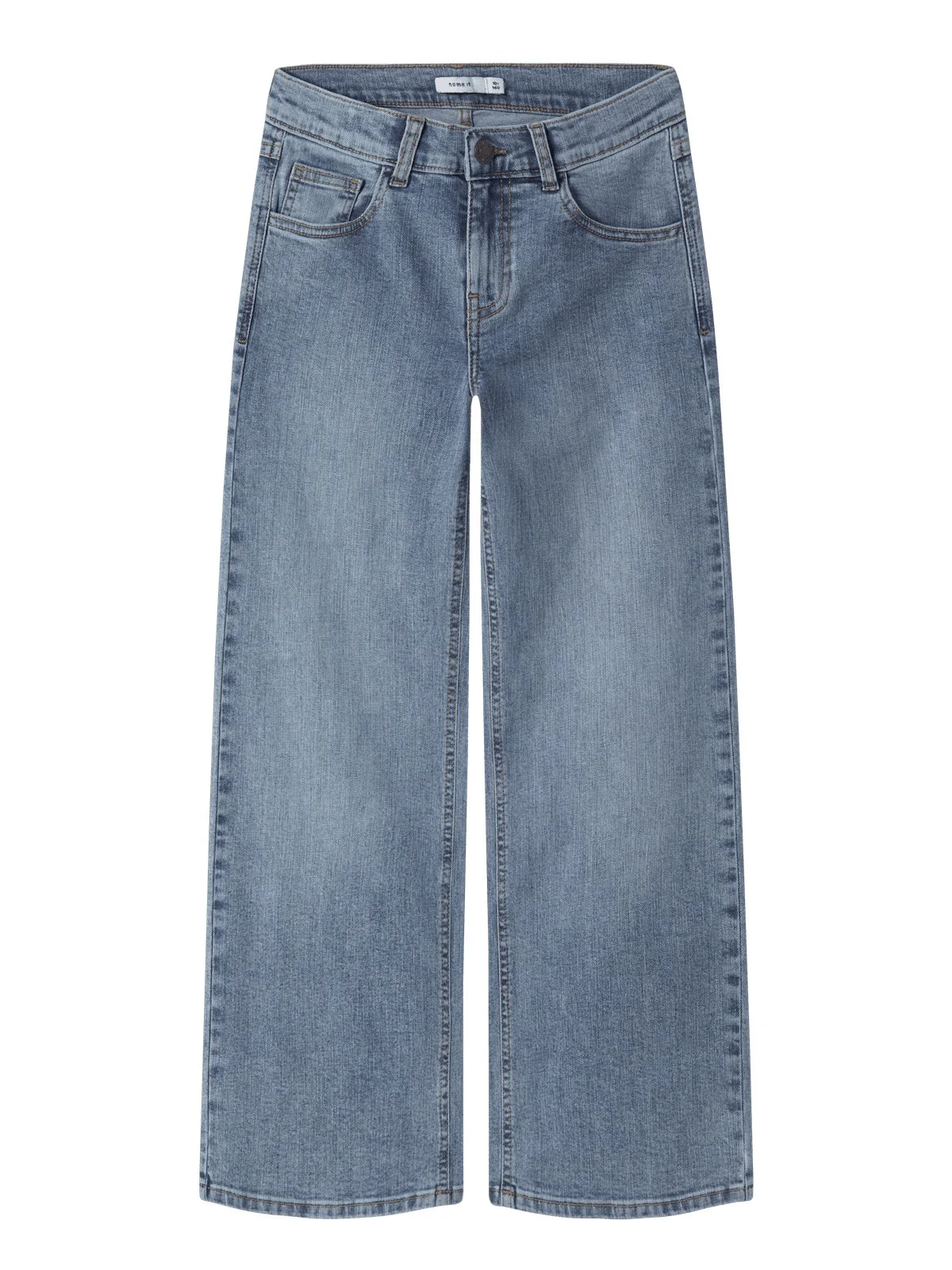 ROSE WIDE JEANS - MEDIUM BLUE DENIM