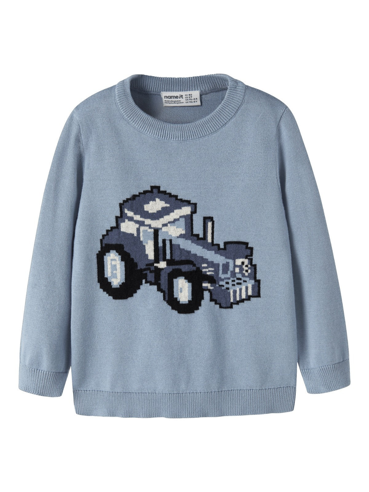 LEVON KNIT BOX - ASHLEY BLUE
