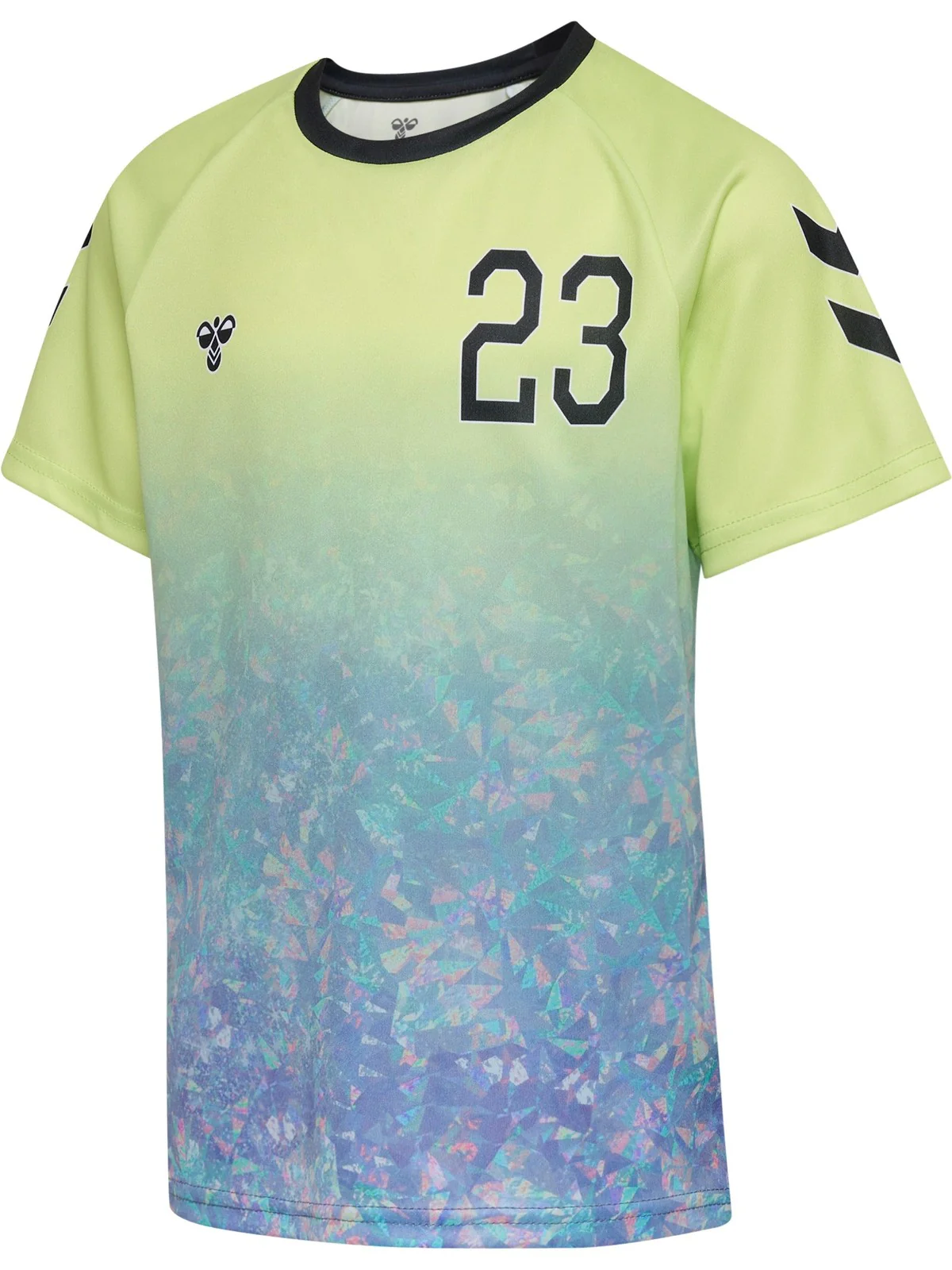 SHIMMER T-SKJORTE - SHADOW LIME/BLACK - Image 5