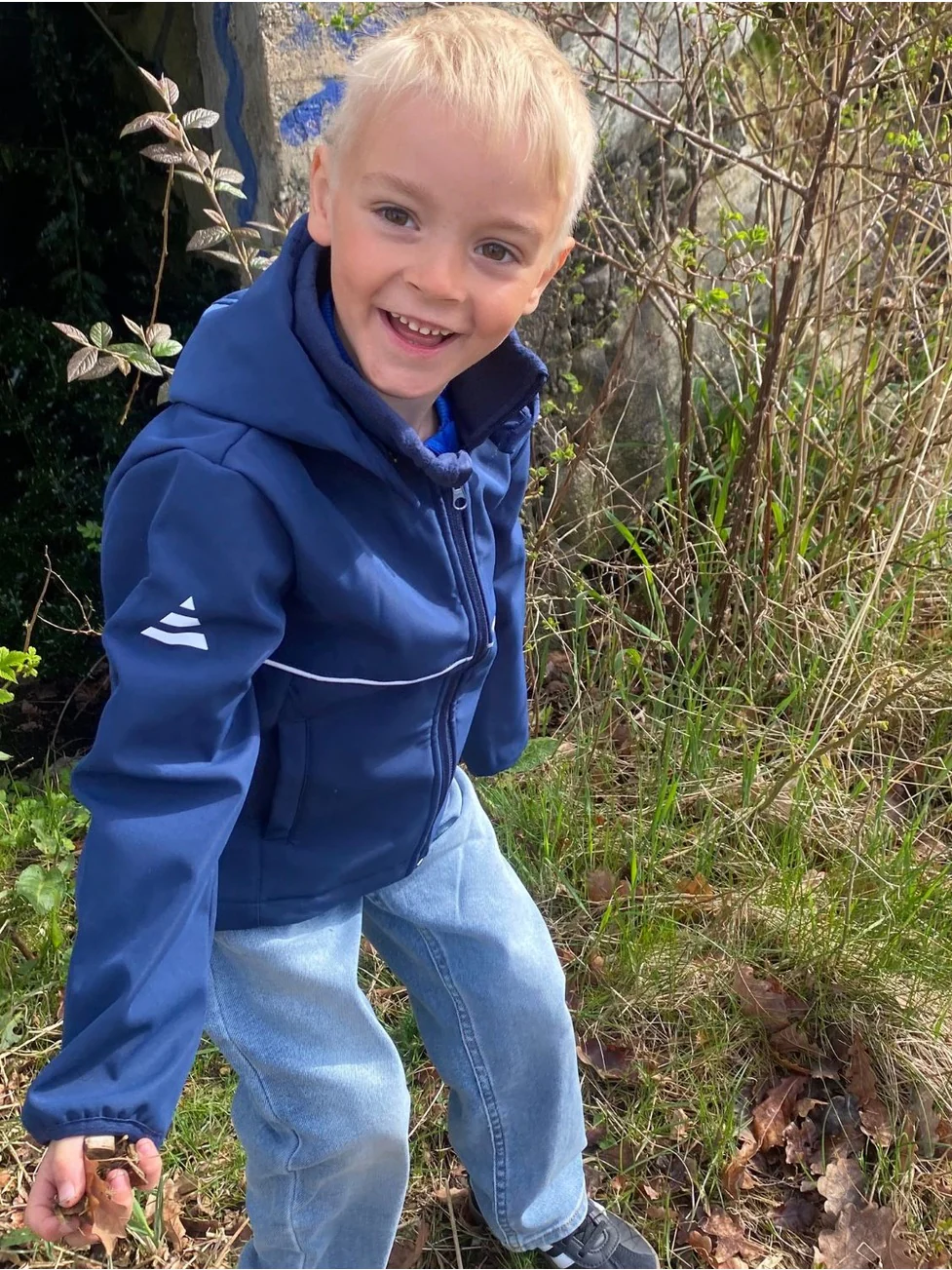 COMA SOFTSHELL JAKKE - Blue - Image 4