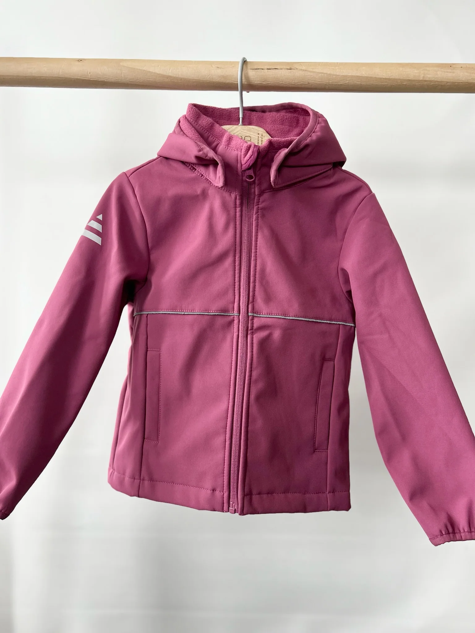 COMA SOFTSHELL JAKKE - Malaga Pink - Image 6