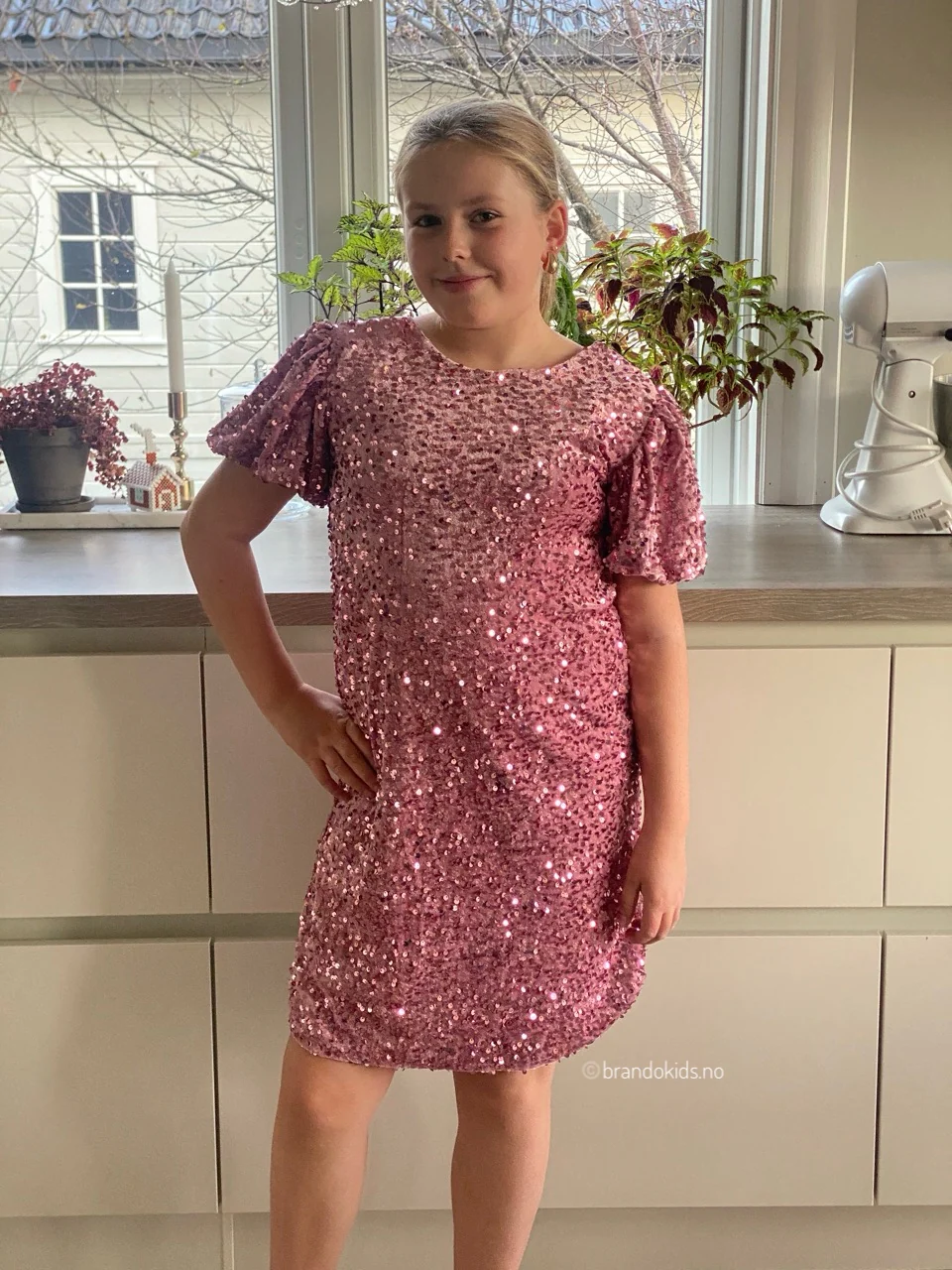 Maddy Rusitta KJOLE - Dusty Pink
