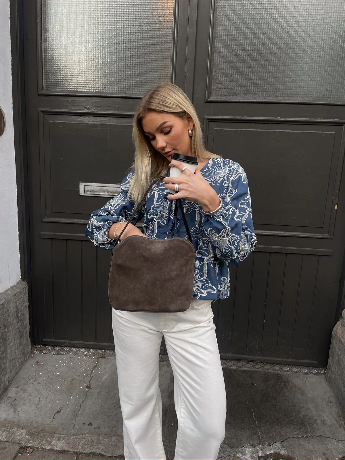 Adina bluse - denim blue - Image 6