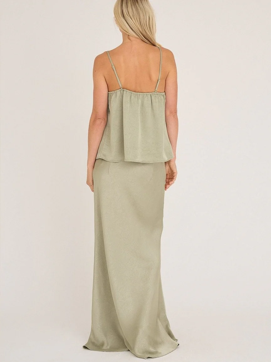 Emily strap topp - dusty green - Image 9