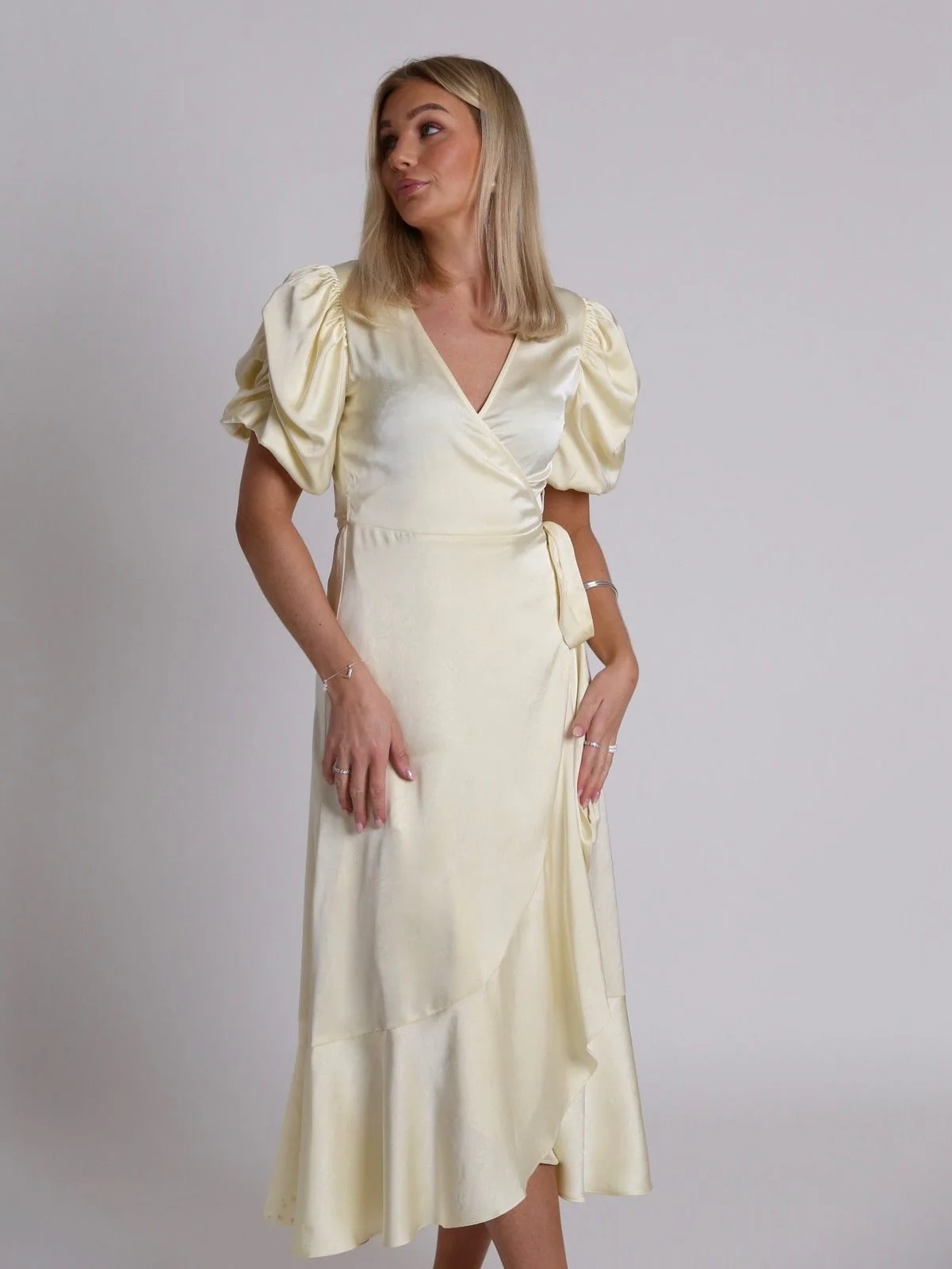 Sinda kjole - pale yellow - Image 10