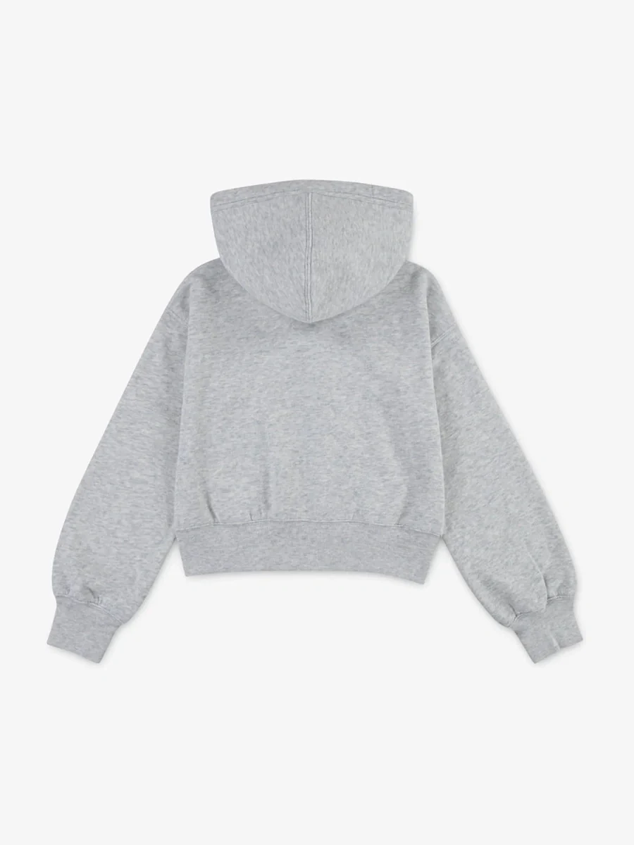 ESSENTIAL FULL ZIP HETTEJAKKE - LIGHT GREY HEATHER - Image 3