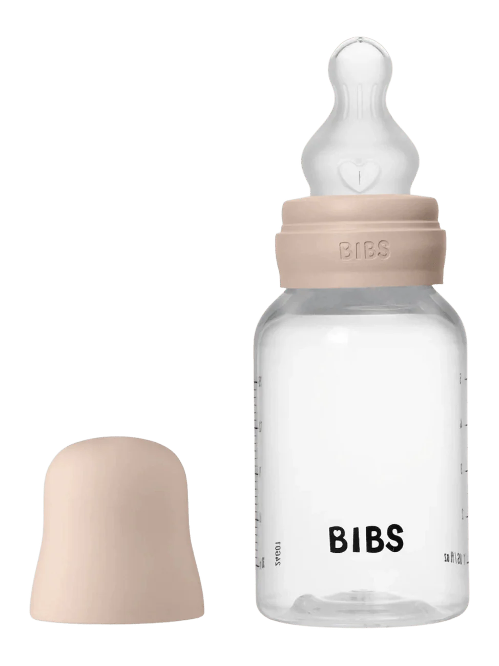 Babyflaske round silikon 150 ml - Slow Flow Blush