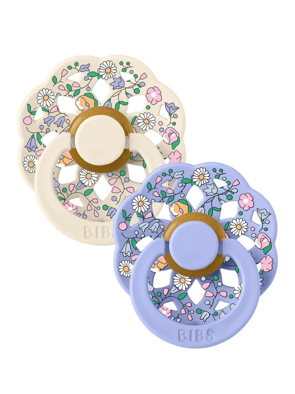 BIBS X LIBERTY BOHEME 2 PACK SMOKKER CHLOE MEADOW - IVORY