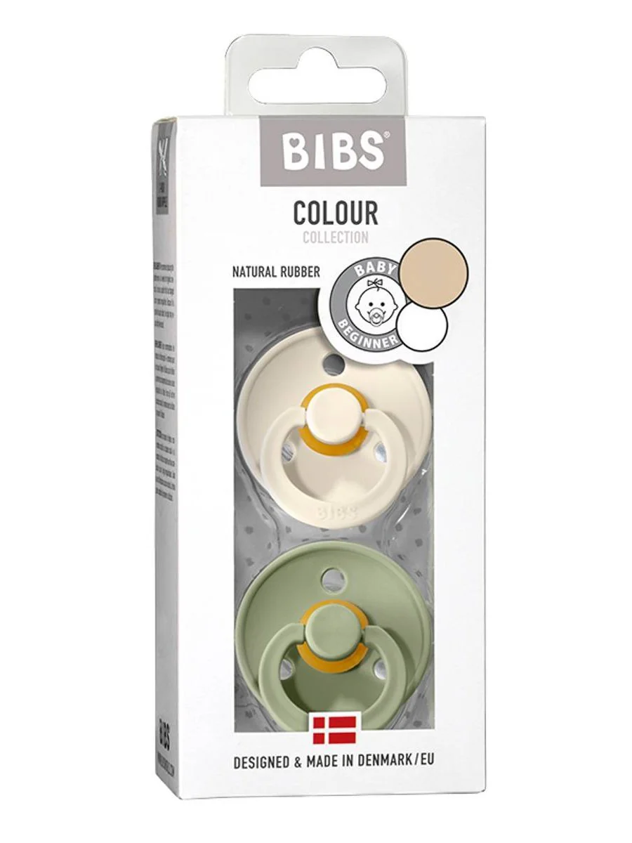 Colour 2-PACK/ Latex Smokker - Ivory/Sage - Image 4