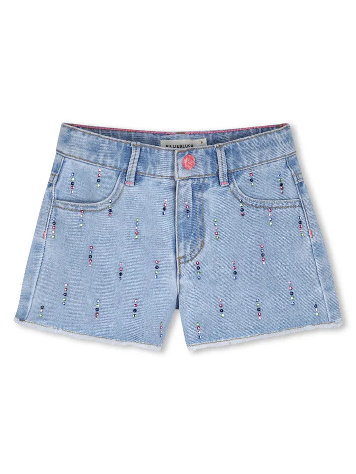 DENIM SHORTS - Blue