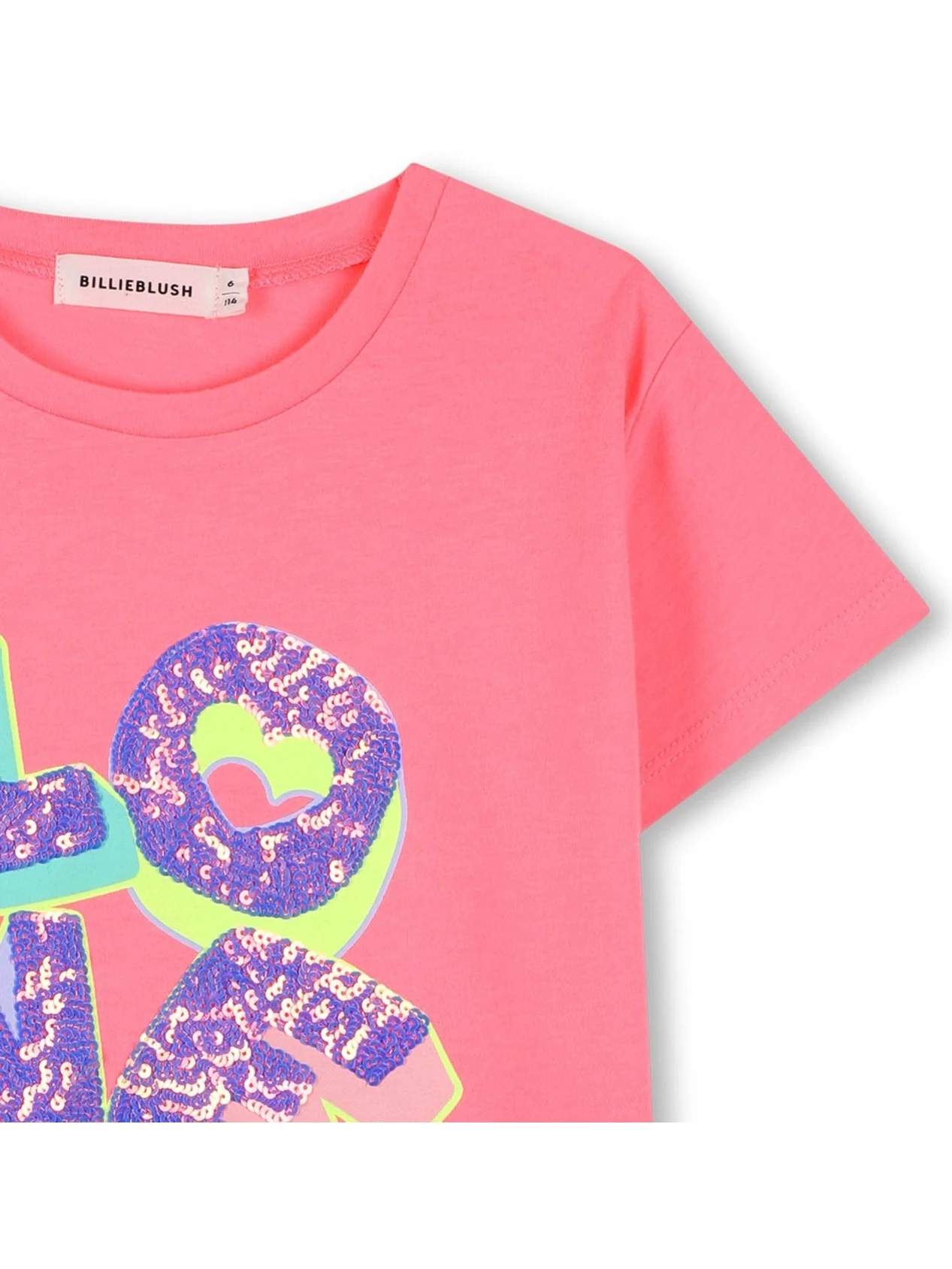 SHORT SLEEVES T-SKJORTE - Pink - Image 3