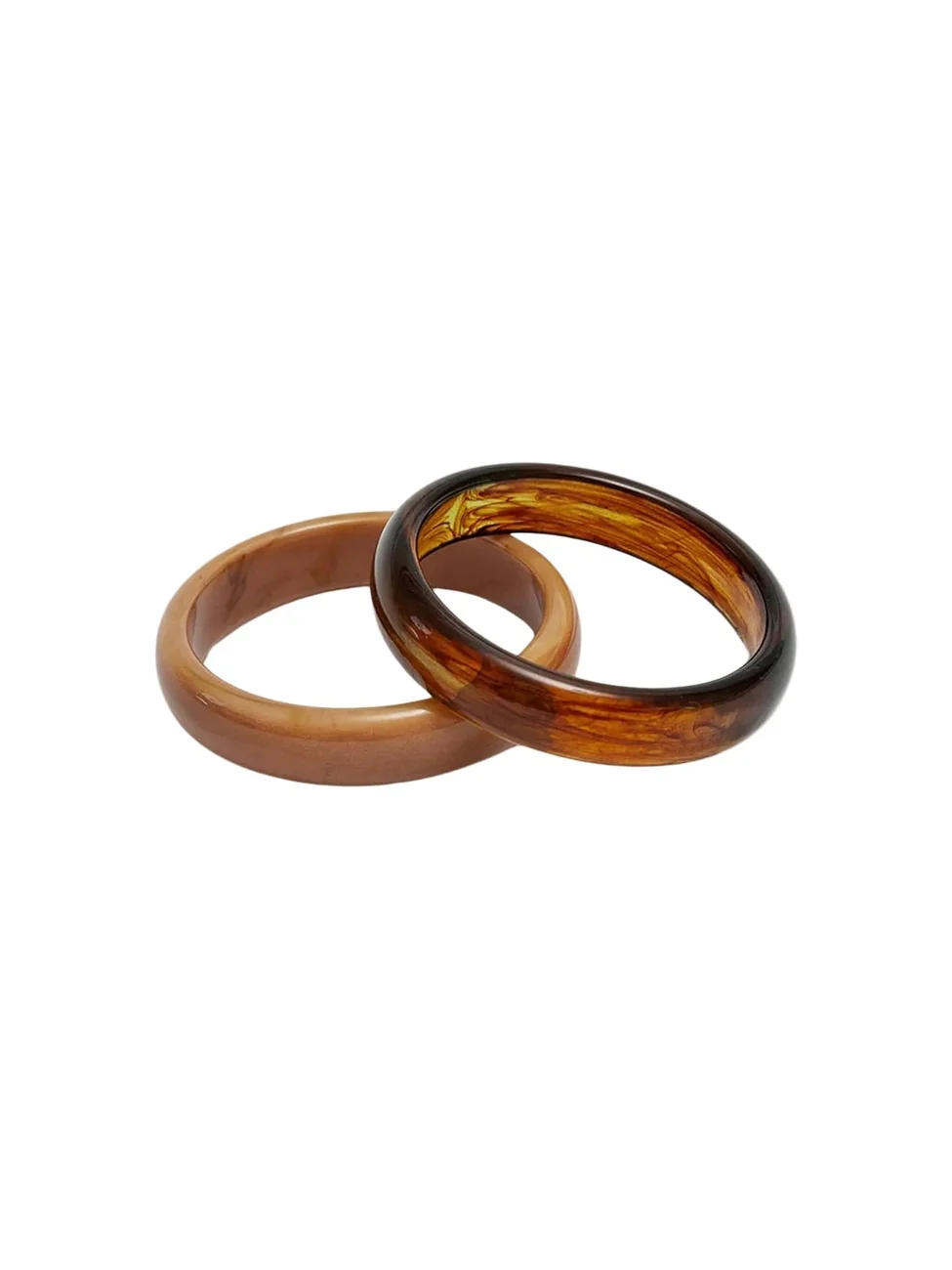 Bangle 2 sett - terracotta/brown