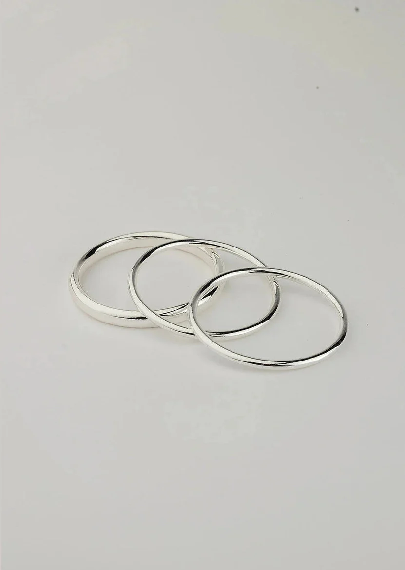 Bangle set silver - silver - Image 2