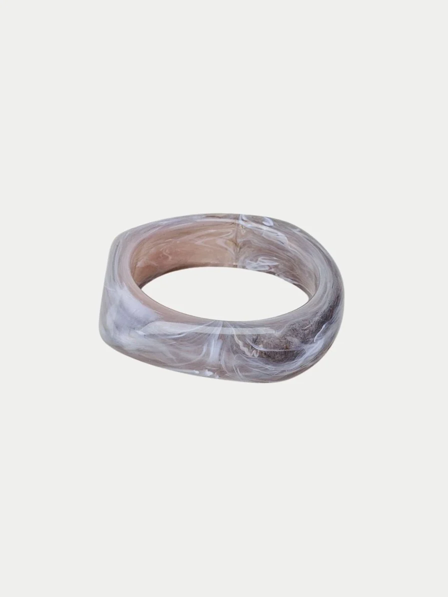 Big square armbånd - grey