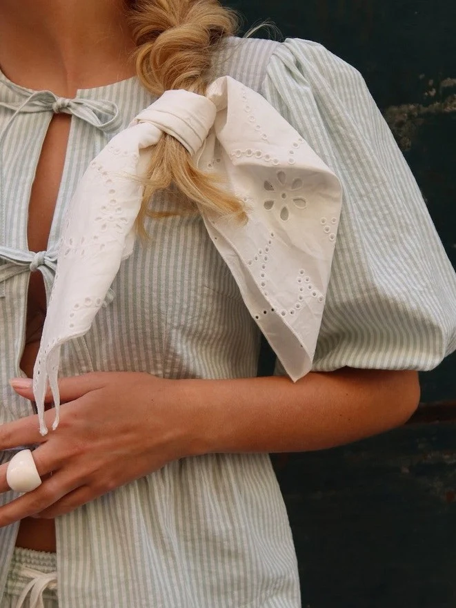 Bow19 ring - beige creme ring - Image 4