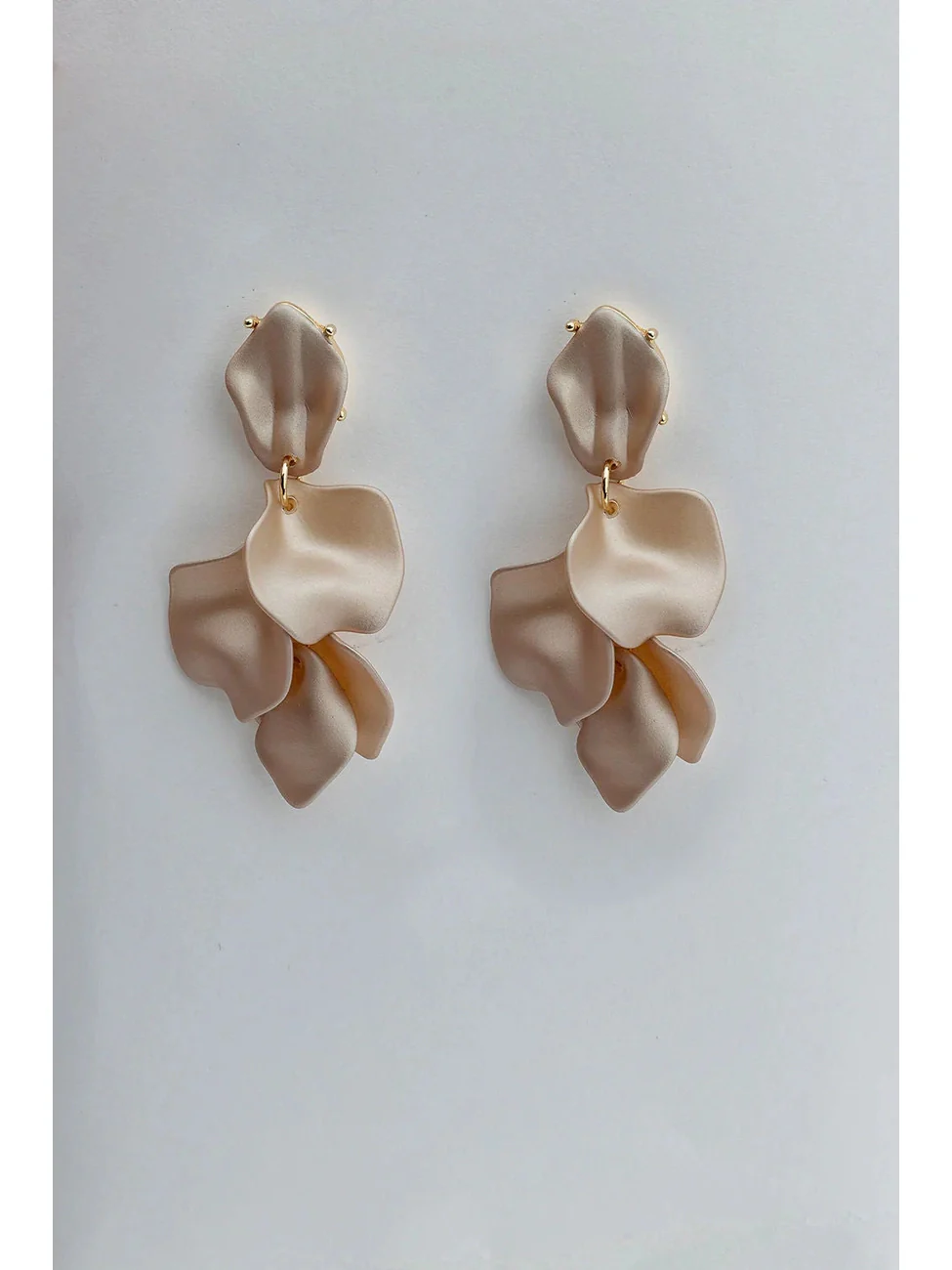 Leaf øredobber pearl - pearl nougat - Image 2