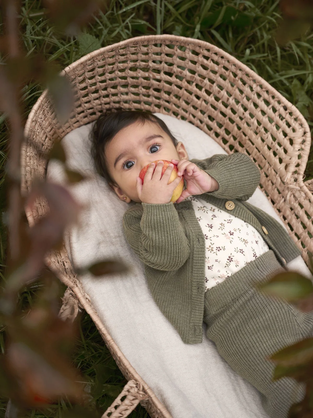 Cardigan Knitted - Dusky Green - Image 4