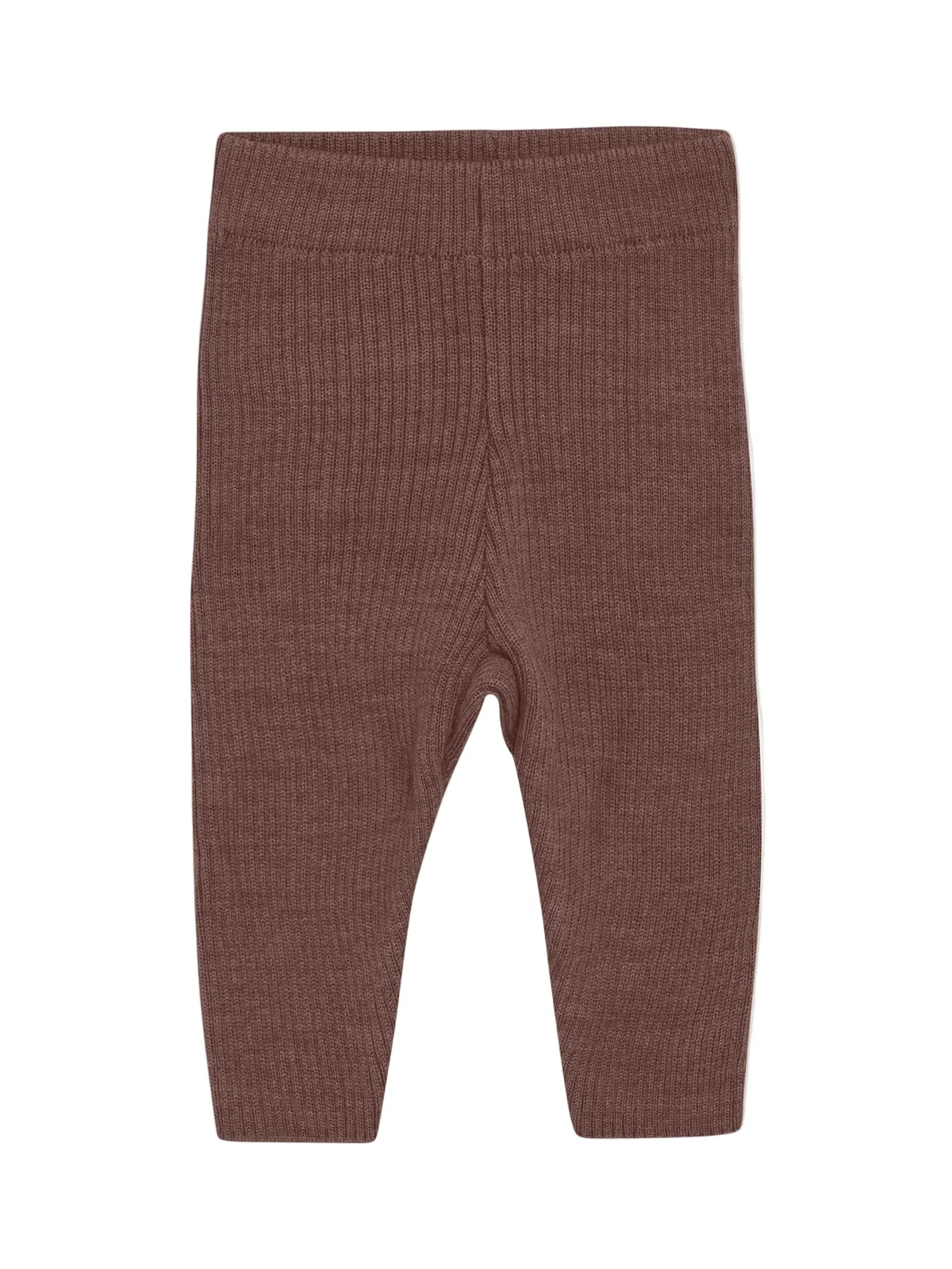 Leggings STRIKKET - Marron