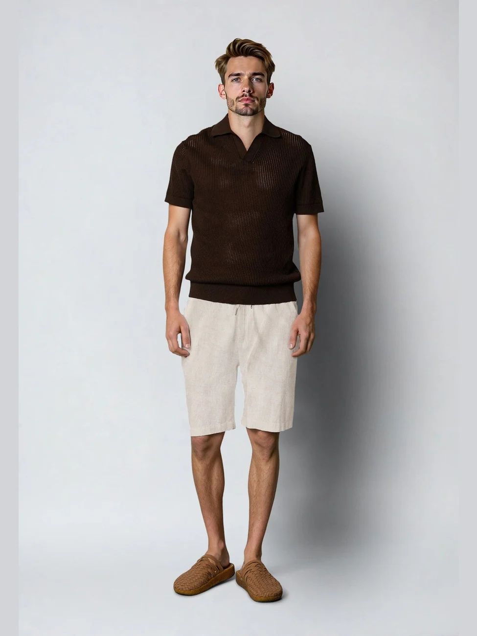Barcelona luca shorts - light beige - Image 5