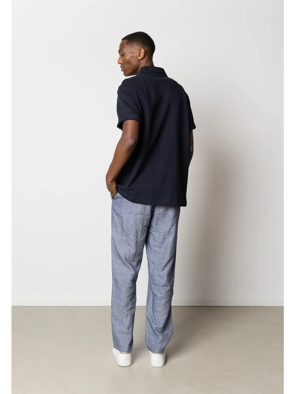 Calton skjorte - dark navy - Image 5