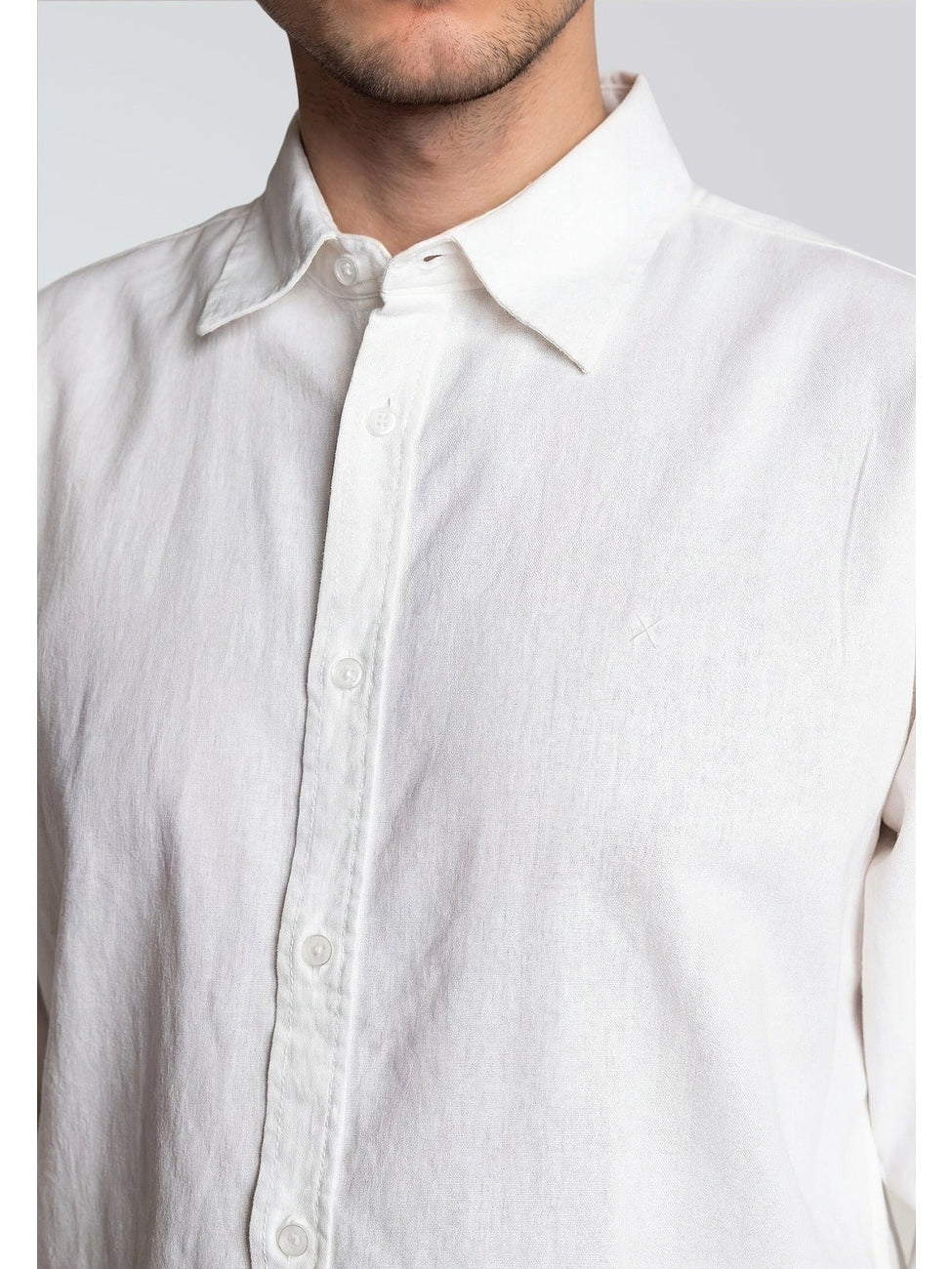 Luca skjorte langermet - white - Image 7