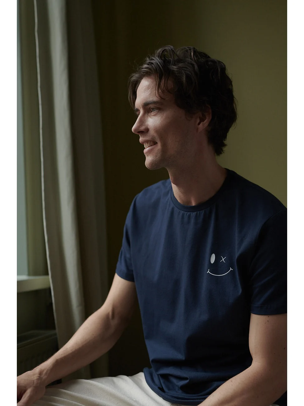 Patrick organic t-skjorte - navy - Image 2