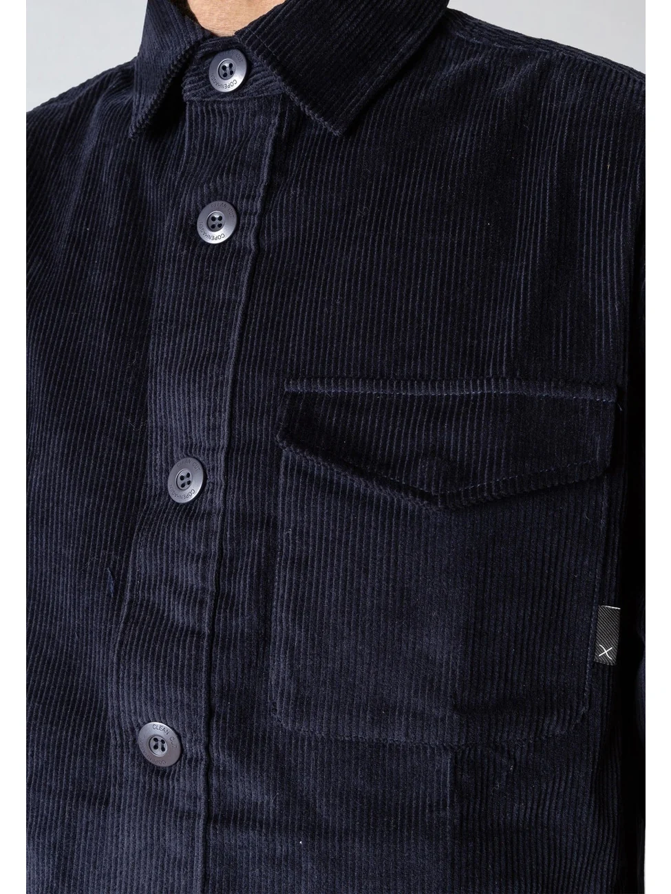 Silas corduroy overshirt - navy - Image 2