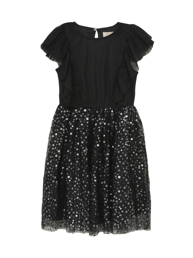 Sequins Kjole - Black