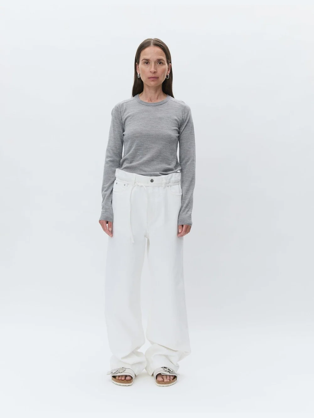 Annabelle daily elements genser - medium grey melange - Image 3
