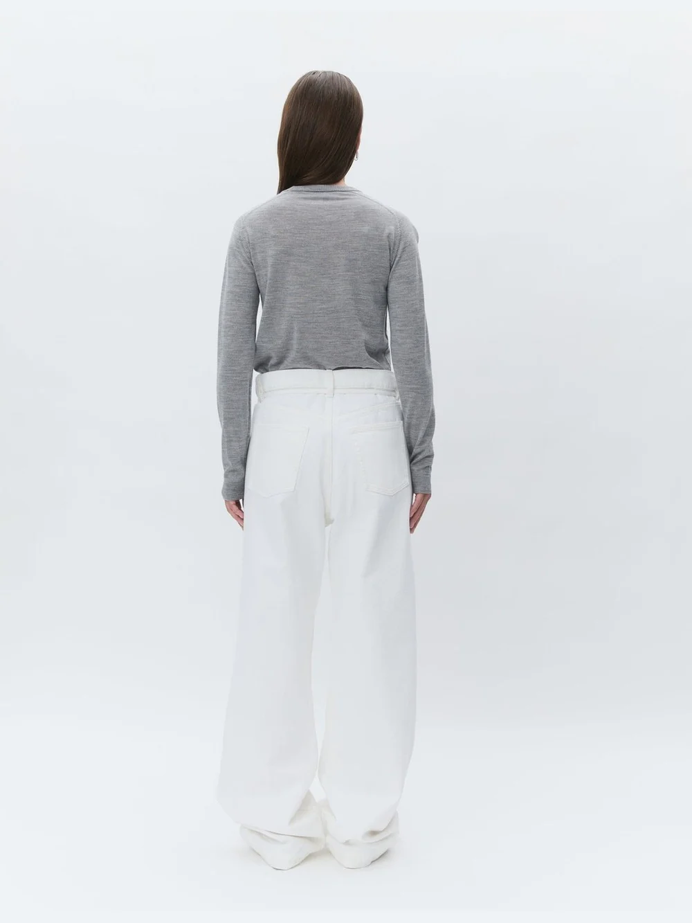 Annabelle daily elements genser - medium grey melange - Image 4