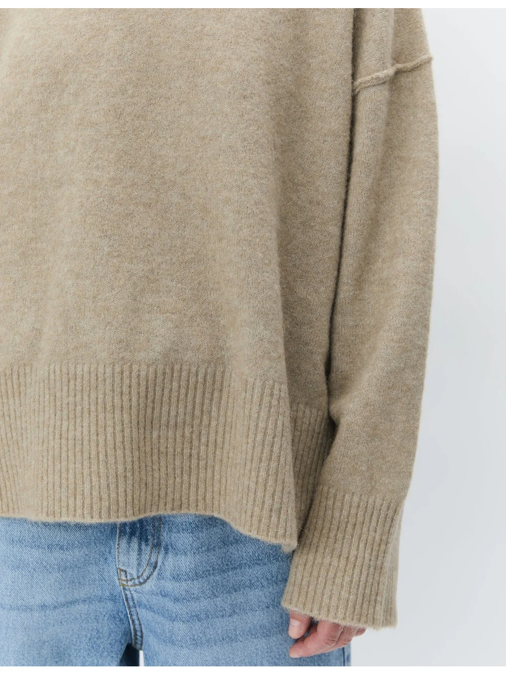 Josie genser - beige melange - Image 4