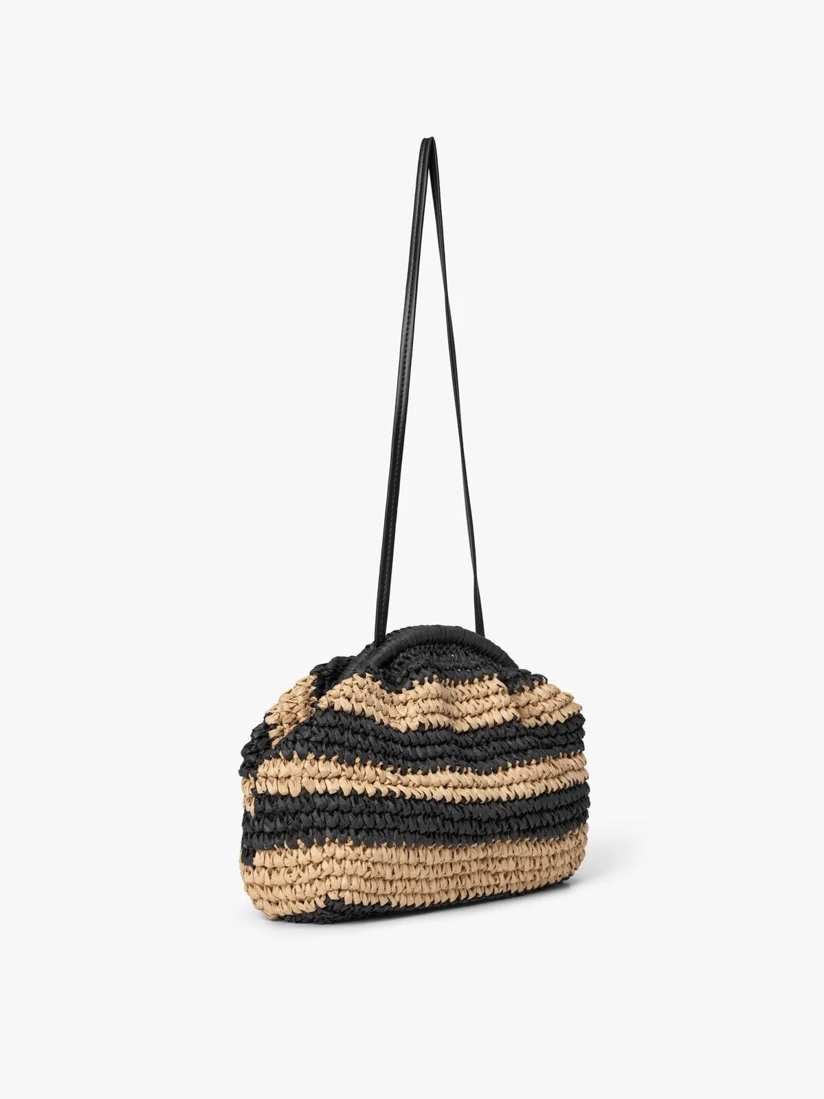 Summer crochet clutch - nature/black - Image 3