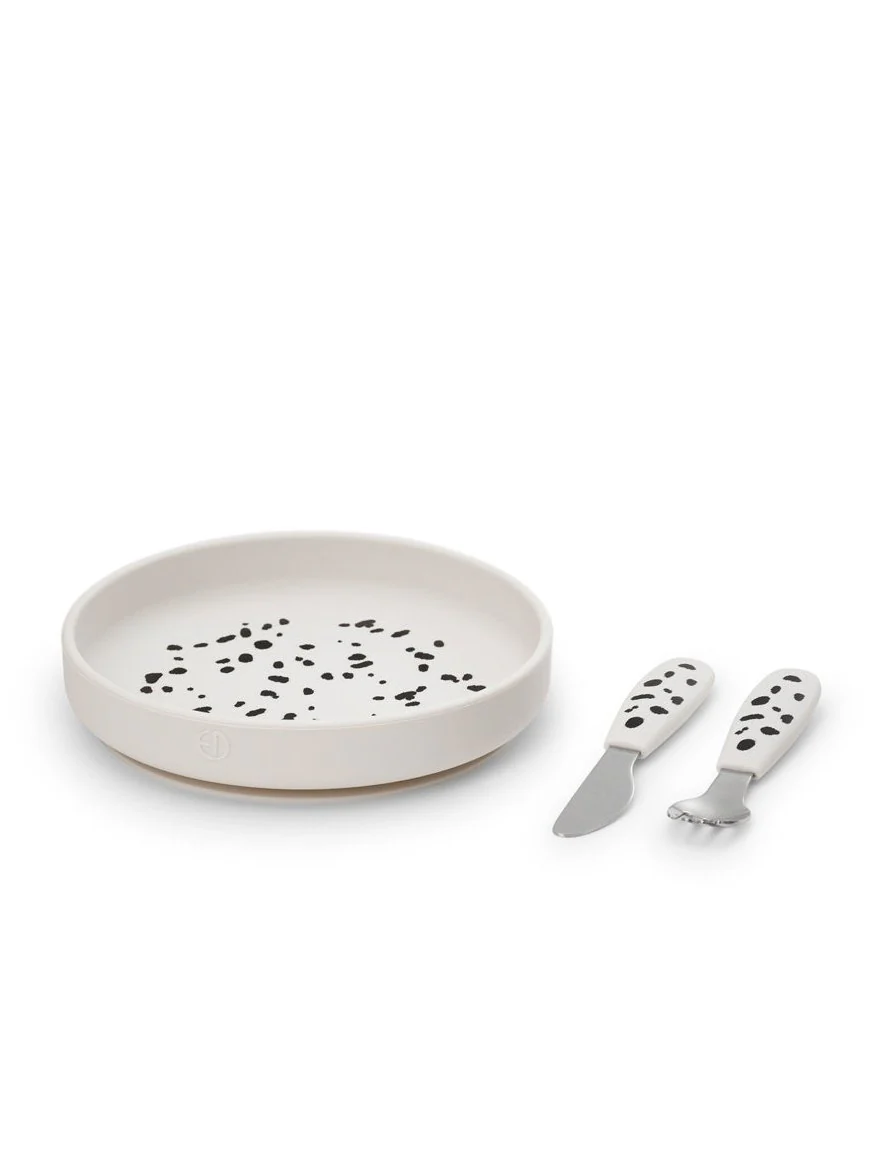 Silicone Fat og Bestikk - Dalmatian Dots