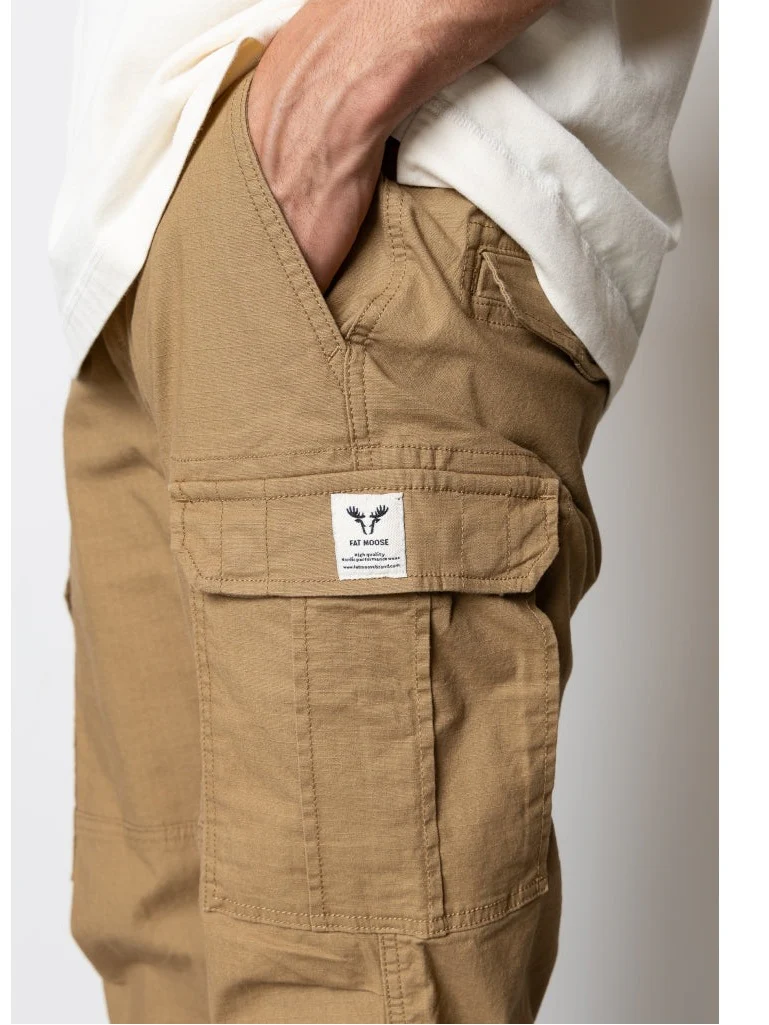 Radar cargo bukse - dark khaki - Image 5