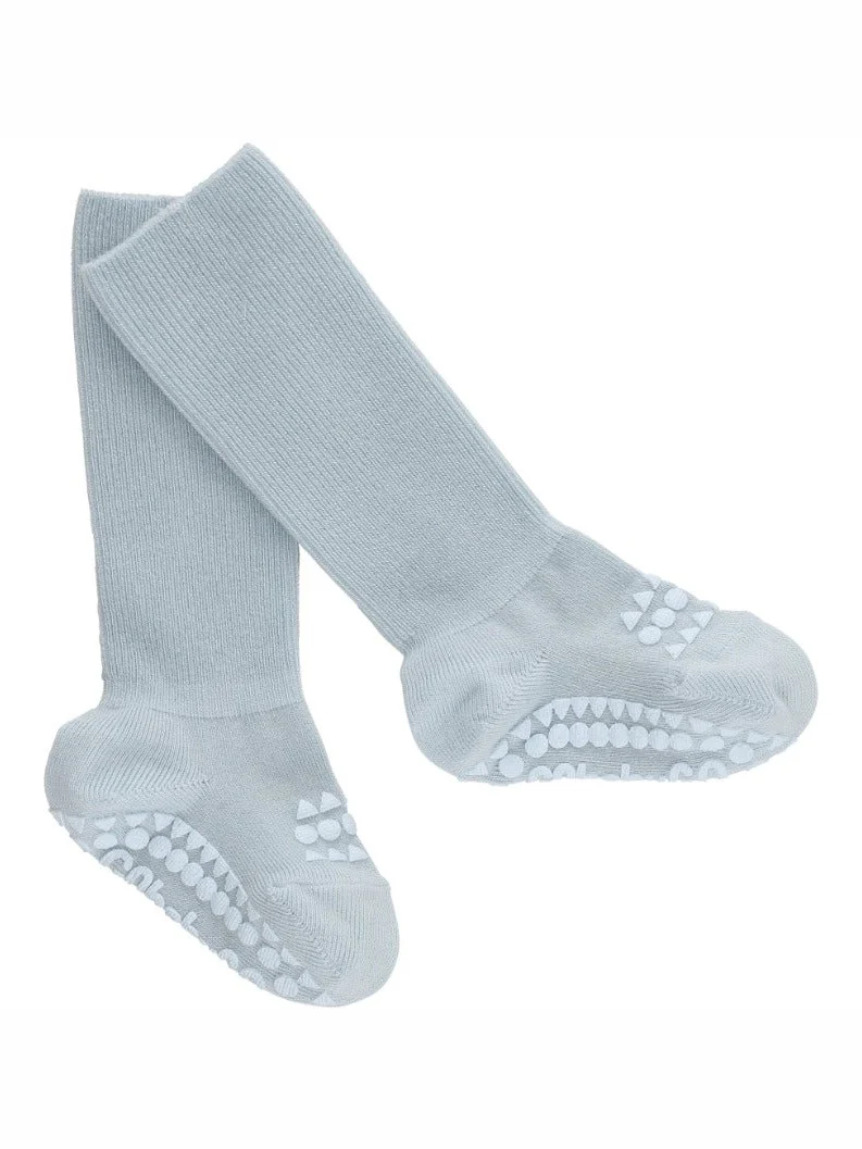 Non slip bambus sokker - sky blue - Image 2