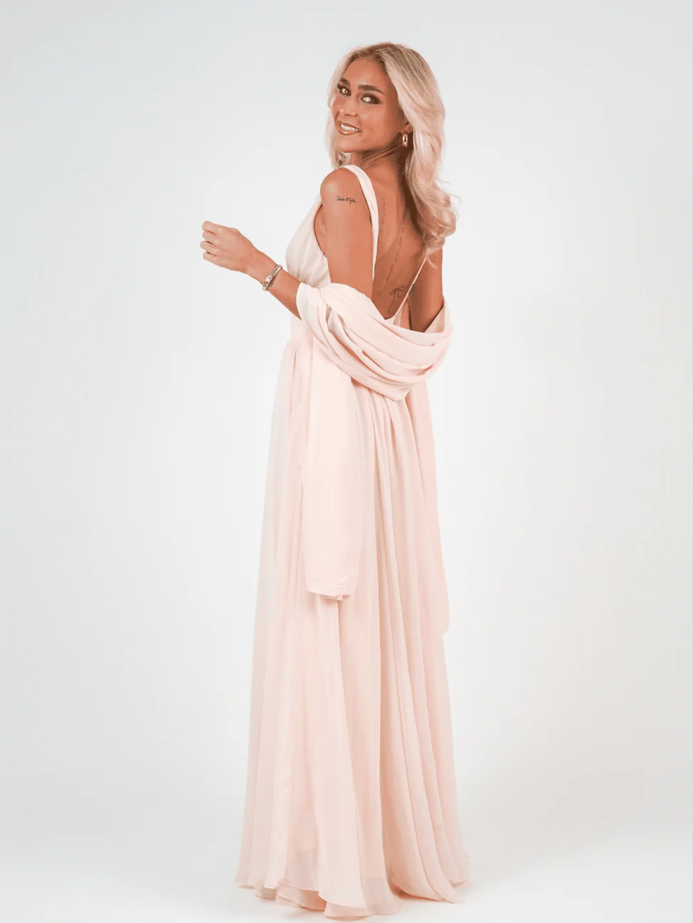 Alisa kjole - light pink - Image 9