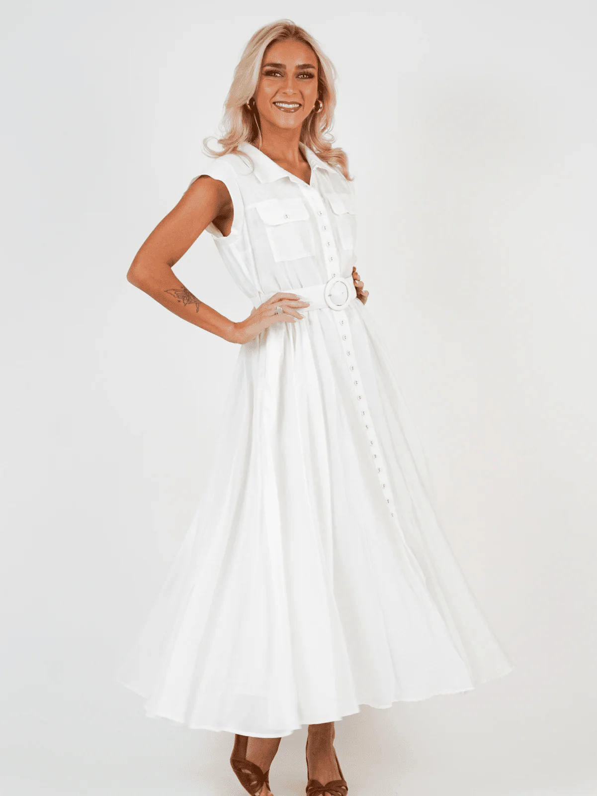 Cali kjole - white - Image 4