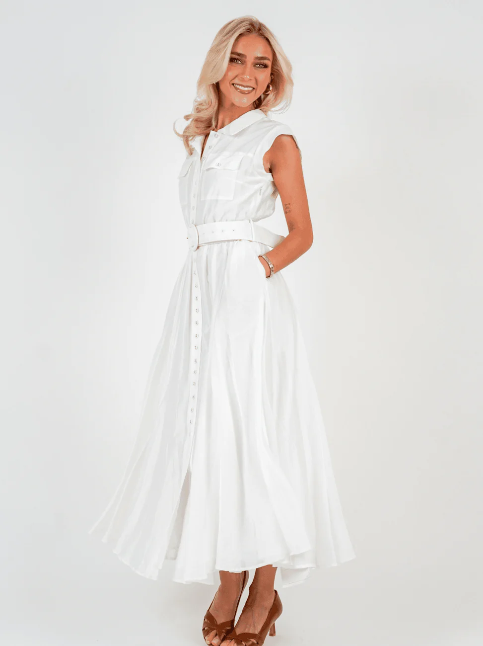 Cali kjole - white - Image 6