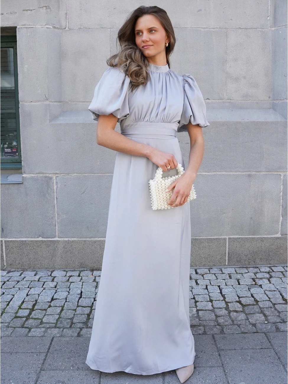 Holly kjole long - light blue - Image 4