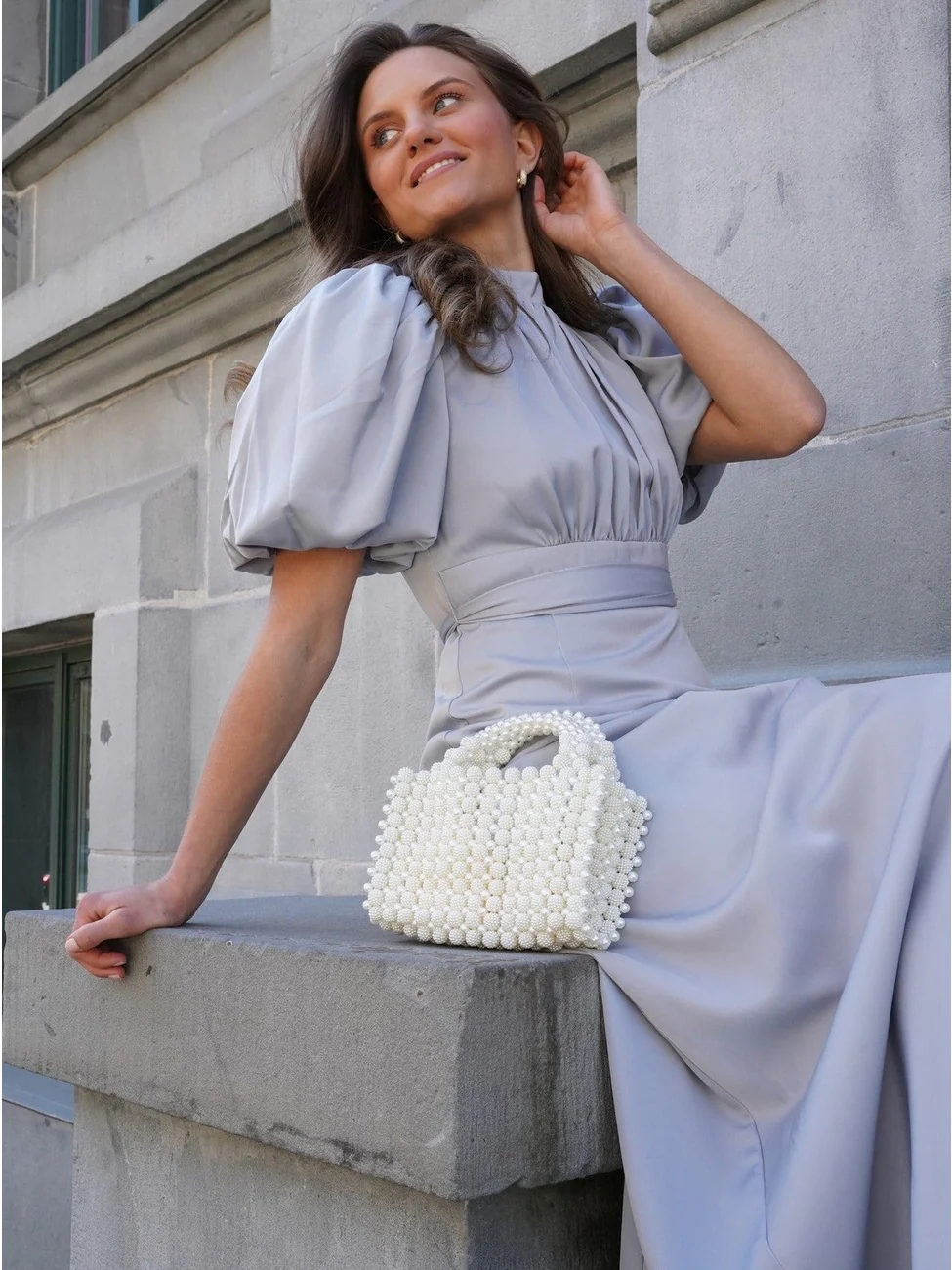 Holly kjole long - light blue - Image 6