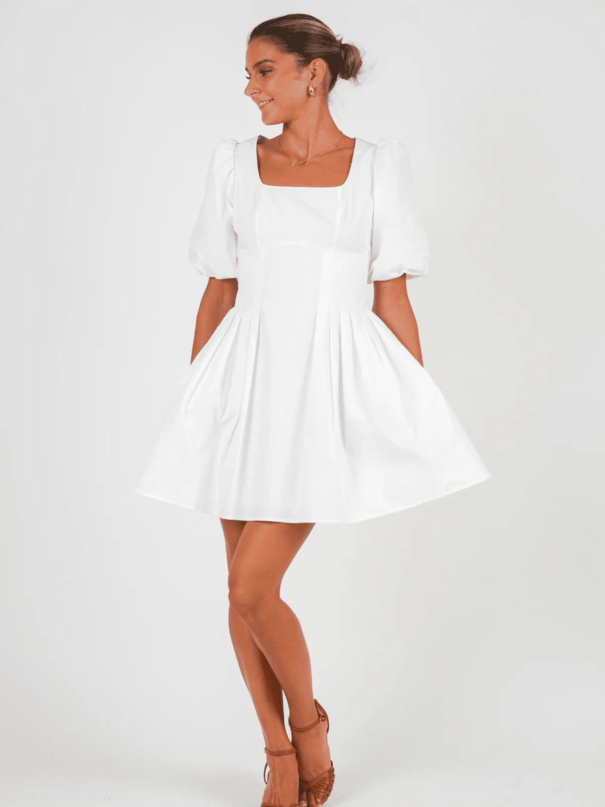 Muse kjole - white - Image 3
