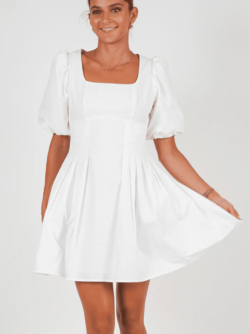 Muse kjole - white - Image 4