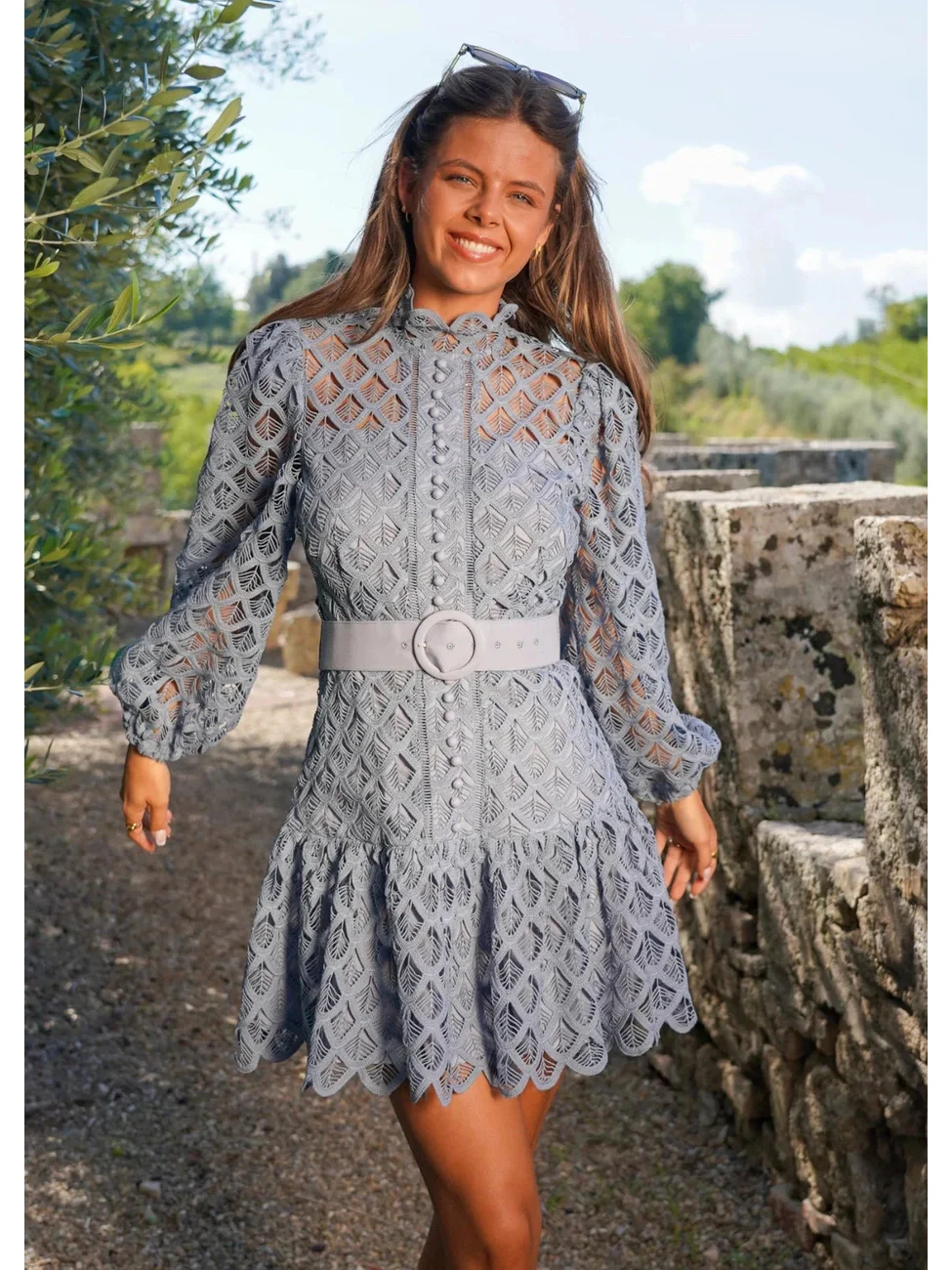 New lovely kjole - sky blue - Image 7