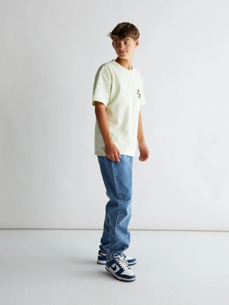Street Loose Mid Blue jeans - Mid Blue - Image 3