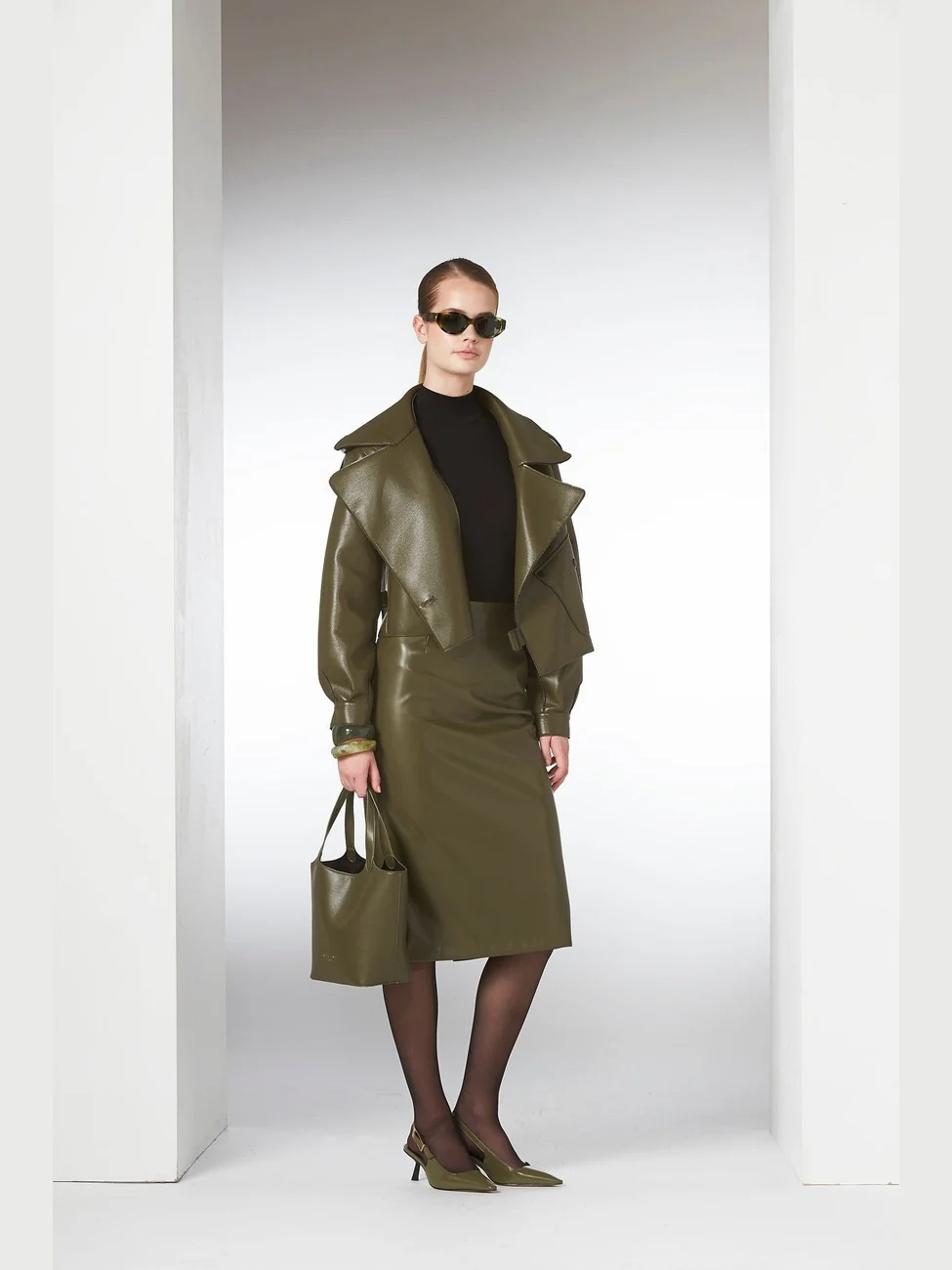 Aurora jakke - military olive - Image 10