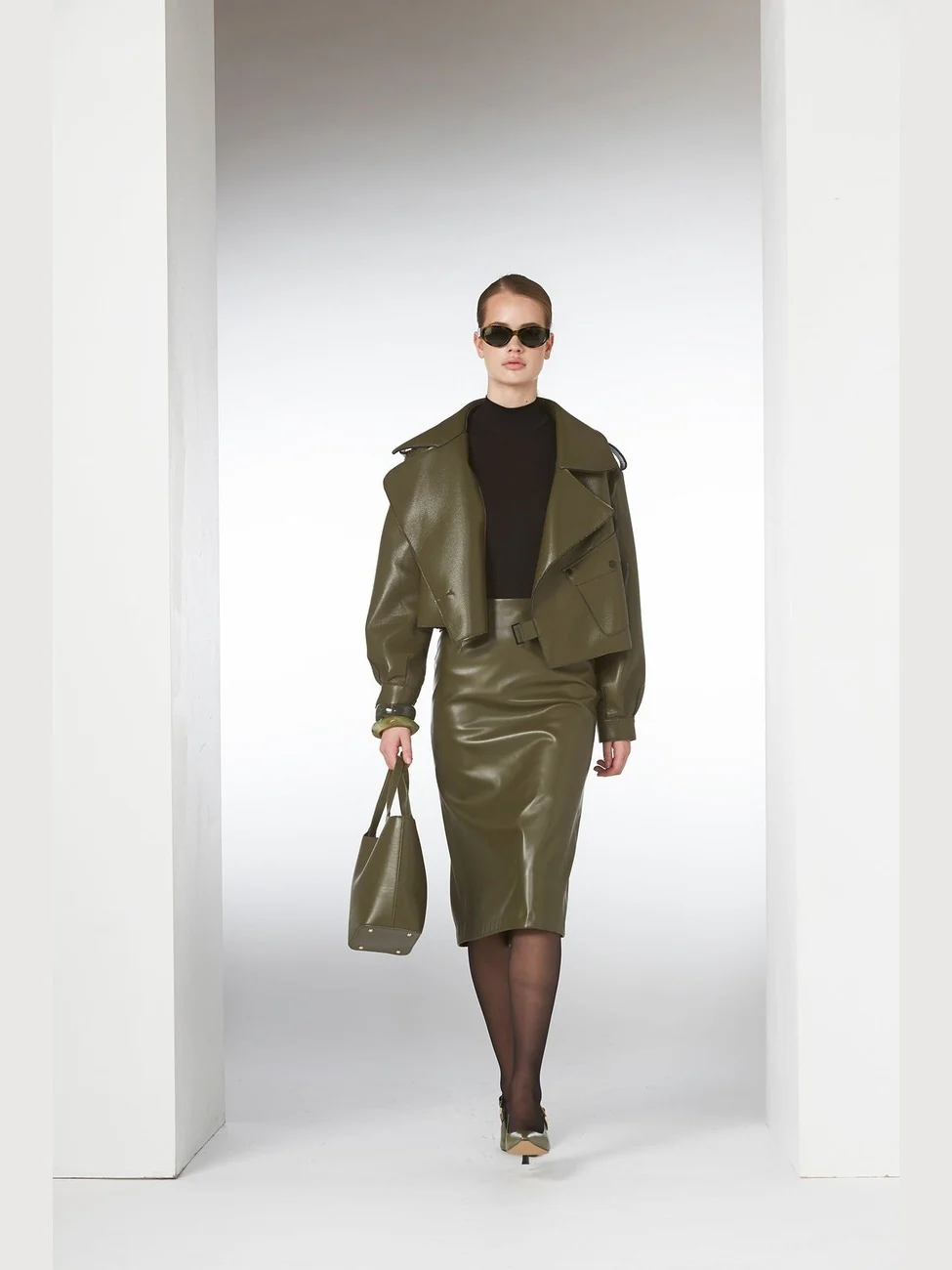 Aurora jakke - military olive - Image 12