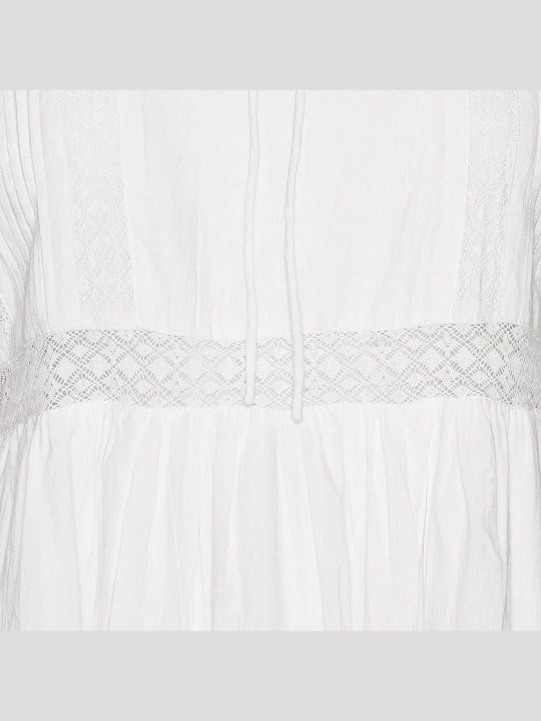 Miri lang kjole - white - Image 3