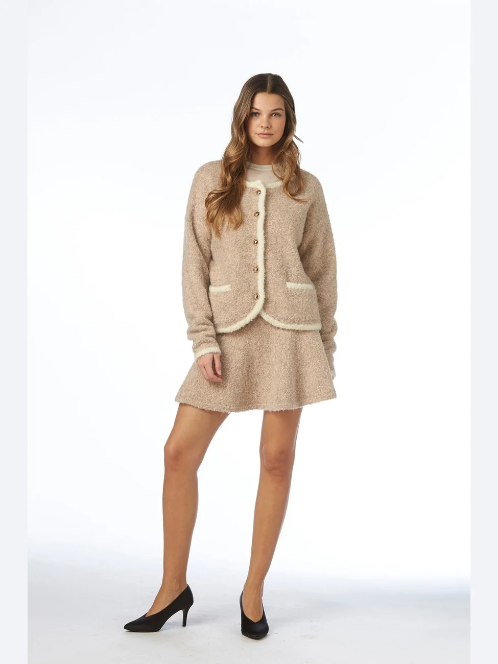 Teddy cardigan - beige - Image 3