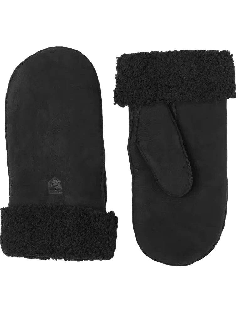 Sheepskin votter - black